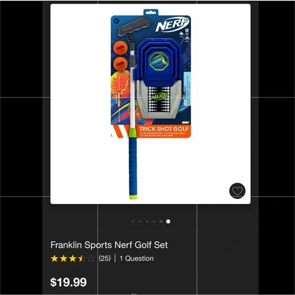 Nerf trick golf shot game - Picture 3 of 3